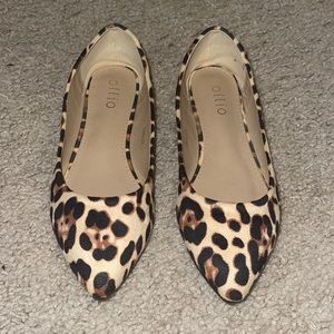 Leopard Print Flats